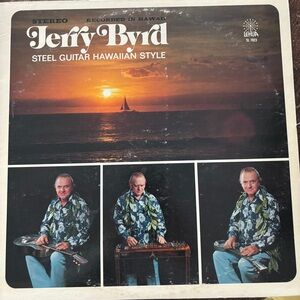Vintage Jerry Byrd Steel Guitar Hawaiian Style Vinyl Record, Good Condition